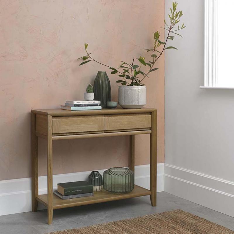 Alesund Oak Console Table